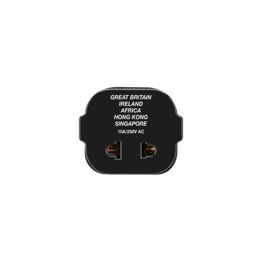 Travel Smart Black Voltage Converter